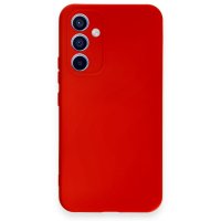Newface Samsung Galaxy A34 5G Kılıf Nano içi Kadife Silikon - Kırmızı