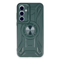 Newface Samsung Galaxy A35 5G Kılıf Lincoln Silikon - Koyu Yeşil