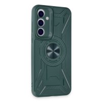 Newface Samsung Galaxy A35 5G Kılıf Lincoln Silikon - Koyu Yeşil