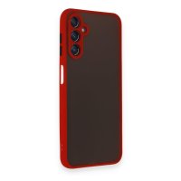 Newface Samsung Galaxy A35 5G Kılıf Montreal Silikon Kapak - Kırmızı