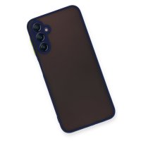 Newface Samsung Galaxy A35 5G Kılıf Montreal Silikon Kapak - Lacivert