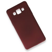 Newface Samsung Galaxy A5 Kılıf First Silikon - Bordo