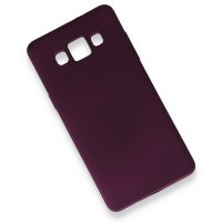 Newface Samsung Galaxy A5 Kılıf First Silikon - Mürdüm