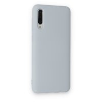 Newface Samsung Galaxy A50 Kılıf Nano içi Kadife Silikon - Buz Mavisi