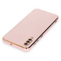 Newface Samsung Galaxy A50 Kılıf Volet Silikon - Pembe