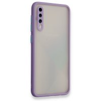 Newface Samsung Galaxy A50S Kılıf Montreal Silikon Kapak - Mor