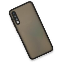 Newface Samsung Galaxy A50S Kılıf Montreal Silikon Kapak - Siyah