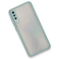 Newface Samsung Galaxy A50S Kılıf Montreal Silikon Kapak - Turkuaz