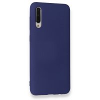 Newface Samsung Galaxy A50 Kılıf Nano içi Kadife Silikon - Lacivert