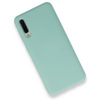 Newface Samsung Galaxy A30S Kılıf Nano içi Kadife Silikon - Turkuaz