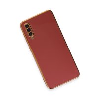 Newface Samsung Galaxy A50S Kılıf Volet Silikon - Kırmızı