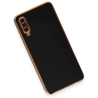 Newface Samsung Galaxy A50S Kılıf Volet Silikon - Siyah