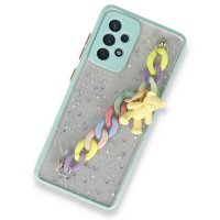 Newface Samsung Galaxy A52 Kılıf Ayıcıklı Silikon - Yeşil