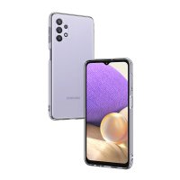 Newface Samsung Galaxy A52S Kılıf Deluxe 2mm Şeffaf Silikon