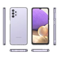 Newface Samsung Galaxy A52S Kılıf Deluxe 2mm Şeffaf Silikon