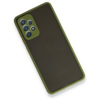 Newface Samsung Galaxy A52 Kılıf Montreal Silikon Kapak - Yeşil