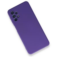 Newface Samsung Galaxy A52S Kılıf Nano içi Kadife Silikon - Mor