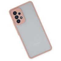 Newface Samsung Galaxy A53 5G Kılıf Montreal Silikon Kapak - Pembe