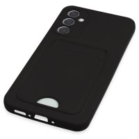 Newface Samsung Galaxy A54 5G Kılıf Kelvin Kartvizitli Silikon - Siyah