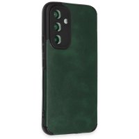 Newface Samsung Galaxy A54 5G Kılıf Loop Deri Silikon - Yeşil
