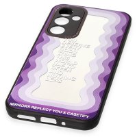 Newface Samsung Galaxy A54 5G Kılıf Mirror Desenli Kapak - Mirror - 5