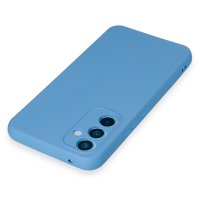 Newface Samsung Galaxy A54 5G Kılıf Nano içi Kadife Silikon - Mavi