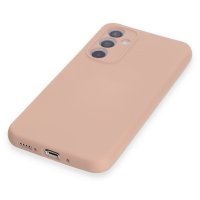 Newface Samsung Galaxy A54 5G Kılıf Nano içi Kadife Silikon - Pudra