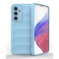 Newface Samsung Galaxy A54 5G Kılıf Optimum Silikon - Sky Blue