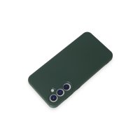 Newface Samsung Galaxy A55 5G Kılıf First Silikon - Koyu Yeşil