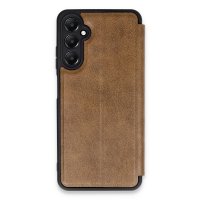 Newface Samsung Galaxy A55 5G Kılıf Flip Cover - Taba