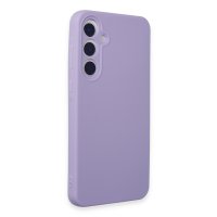 Newface Samsung Galaxy A55 5G Kılıf Nano içi Kadife Silikon - Lila