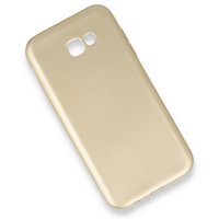 Newface Samsung Galaxy A7 2017 / A720 Kılıf First Silikon - Gold