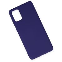 Newface Samsung Galaxy A71 Kılıf Nano içi Kadife Silikon - Mor