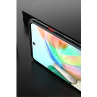 Newface Samsung Galaxy A71 Kılıf Range Yüzüklü Silikon - Siyah-Gold