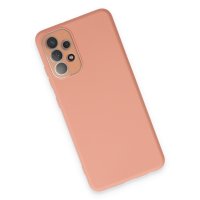 Newface Samsung Galaxy A72 Kılıf Lansman Glass Kapak - Pembe