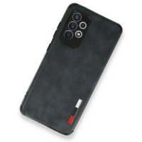Newface Samsung Galaxy A72 Kılıf Loop Deri Silikon - Lacivert