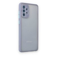 Newface Samsung Galaxy A72 Kılıf Montreal Silikon Kapak - Gri