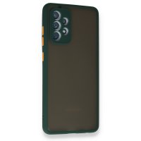 Newface Samsung Galaxy A72 Kılıf Montreal Silikon Kapak - Koyu Yeşil