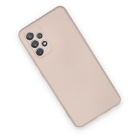 Newface Samsung Galaxy A72 Kılıf Nano içi Kadife Silikon - Pudra