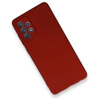 Newface Samsung Galaxy A72 Kılıf First Silikon - Bordo