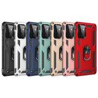 Newface Samsung Galaxy A72 Kılıf Sofya Yüzüklü Silikon Kapak - Yeşil