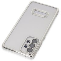 Newface Samsung Galaxy A73 5G Kılıf Slot Silikon - Gümüş