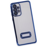 Newface Samsung Galaxy A73 5G Kılıf Slot Silikon - Mavi