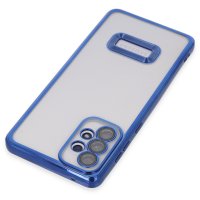 Newface Samsung Galaxy A73 5G Kılıf Slot Silikon - Mavi