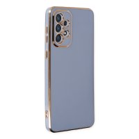 Newface Samsung Galaxy A73 5G Kılıf Volet Silikon - Mavi