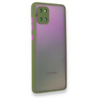 Newface Samsung Galaxy A81 / Note 10 Lite Kılıf Montreal Silikon Kapak - Açık Yeşil