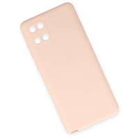 Newface Samsung Galaxy A81 / Note 10 Lite Kılıf Nano içi Kadife Silikon - Pudra