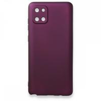 Newface Samsung Galaxy A81 / Note 10 Lite Kılıf First Silikon - Mürdüm