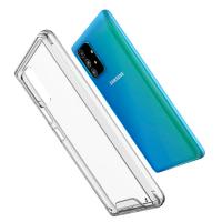 Newface Samsung Galaxy A91 / S10 Lite Kılıf Lüx Şeffaf Silikon