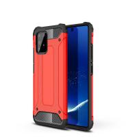 Newface Samsung Galaxy A91 / S10 Lite Kılıf Tank Silikon Kapak - Kırmızı